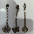 Gold Zinc Alloy Flower Leaves Charm Pendant for DIY Necklace Bracelet Jewelry Making view 1
