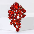 Alloy Glass Small Brooch Pin For Suits And Dresses view 3