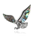Vintage Alloy Shell Eagle Brooch For Men's Suits And Shirts view 1