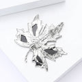 Alloy Shell Maple Leaf Brooch Pin For Women's Apparel view 4