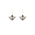 Vintage Dark Enamel Butterfly Moth Alloy Star Moon Celestial Dangle Hook Women's Fashion Earrings view 5
