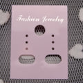 Printed Plastic Earring Display Cards in Five Colors view 10