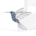 Alloy Rhinestone Hummingbird Brooch Pin For Suits And Shawls view 4
