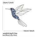 Alloy Rhinestone Hummingbird Brooch Pin For Suits And Shawls view 5