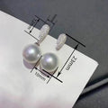Elegant Wedding Faux Pearl Sweet Stud Earrings For Women, Fashion Niche Style Jewelry view 4