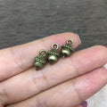Metallic Seashell Metal Charms for Jewelry and Craft Projects view 4