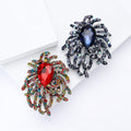 Alloy Crystal Glass Firework Brooch Pin For Women Apparel Decoration view 2