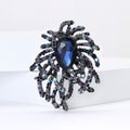 Alloy Crystal Glass Firework Brooch Pin For Women Apparel Decoration view 4