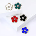 Alloy Rhinestone Acrylic Periwinkle Flower Brooch For Women's Fashion Outfits view 2