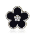 Alloy Rhinestone Acrylic Periwinkle Flower Brooch For Women's Fashion Outfits view 1