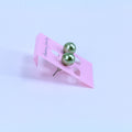 Printed Plastic Earring Display Cards in Five Colors view 5