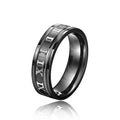 Roman Numeral Fashion Ring Unisex Personality Neutral Single Band Jewelry For Men And Women view 7