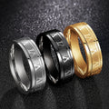 Roman Numeral Fashion Ring Unisex Personality Neutral Single Band Jewelry For Men And Women view 2
