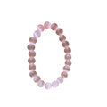 Pink Cat Eye Stone Beaded Bangle For Women Fairy Style Round Geometric Jewelry Gift view 5