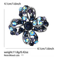 Alloy Rhinestone Hollow Knot Flower Brooch Pin For Womens Apparel view 5