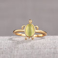 Glossy Cute Turtle Ring For Women, Fresh Niche Trendy Finger Ring, Delicate Daily Jewelry view 5