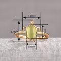 Glossy Cute Turtle Ring For Women, Fresh Niche Trendy Finger Ring, Delicate Daily Jewelry view 4