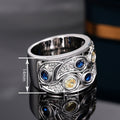 2025 European American Fashion Wide Band Ring With Hollow Floral Design Direct Jewelry view 4