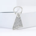 Alloy Rhinestone Pull Tab Brooch Pin For Creative Apparel view 3