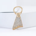 Alloy Rhinestone Pull Tab Brooch Pin For Creative Apparel view 4