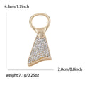 Alloy Rhinestone Pull Tab Brooch Pin For Creative Apparel view 5