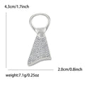 Alloy Rhinestone Pull Tab Brooch Pin For Creative Apparel view 6