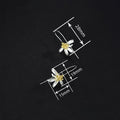 Two Tone Lily Flower Earrings For Women, Fresh Pastoral Vacation Style Daily Ear Jewelry view 4