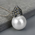 Vintage Geometric Rhinestone Faux Pearl Jewelry Set For Women, Literary Fashion Lady Accessories view 1