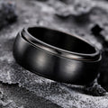 Smooth Rounded Rotatable Ring For Men And Women, Simple Unisex Fashion Finger Jewelry view 2