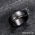 Smooth Rounded Rotatable Ring For Men And Women, Simple Unisex Fashion Finger Jewelry view 4