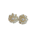 Pearl Floral Tassel Drop Earrings French Elegant Vintage Light Luxury Silver Needle Jewelry view 5