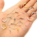 Stainless Steel Earring Hooks Ear Wires Stud Findings For DIY Earring Making Accessories Earrings view 1