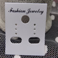 Printed Plastic Earring Display Cards in Five Colors view 9