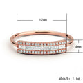 Slim Multicolor Channel Stone Band Ring In A Polished Decorative Design view 5