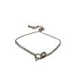 Copper Zircon Vintage Interlocking Circle Knot Bangle For Women Light Luxury Geometric Jewelry view 5