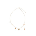 18K Gold Plated Copper Floral Peace Lock Necklace New Chinese Vintage Luxury Collarbone Chain view 5
