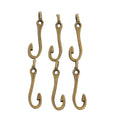 Zinc Alloy Fish Hook Charm Pendant for DIY Necklace Bracelet Jewelry Making view 3