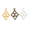 Zinc Alloy Playing Card Charm Pendant for DIY Necklace Bracelet Jewelry Making view 5