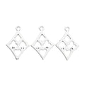 Zinc Alloy Playing Card Charm Pendant for DIY Necklace Bracelet Jewelry Making view 4