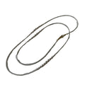 French Light Luxury Long Faux Pearl Sweater Necklace Geometric Round Minimalist Fashion Jewelry view 5