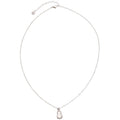 Copper Zircon Gourd Pendant Necklace New Chinese Minimalist Geometric Clavicle Chain view 5