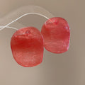 Irregular Oval Resin Stud Earrings With Silver Needle Posts, Elegant Geometric Statement Ear Jewelry view 4