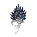 Alloy Rhinestone Bouquet Brooch Pin For Coats And Sweaters view 1