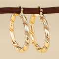 Geometric Hoop Ear Cuffs, Light Luxury Niche Fashion Earrings For European And Middle East Markets view 1