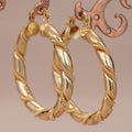 Geometric Hoop Ear Cuffs, Light Luxury Niche Fashion Earrings For European And Middle East Markets view 4