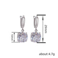 Fashion Geometric Drop Earrings For Women, Elegant Wedding Banquet Light Luxury Ear Jewelry view 4