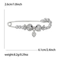 Alloy Rhinestone Double Fish Brooch Pin For Women's Clothing Decoration view 6