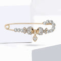 Alloy Rhinestone Double Fish Brooch Pin For Women's Clothing Decoration view 4