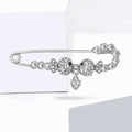 Alloy Rhinestone Double Fish Brooch Pin For Women's Clothing Decoration view 3