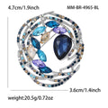Alloy Crystal Glass Bird Nest Brooch For Women Apparel view 3
